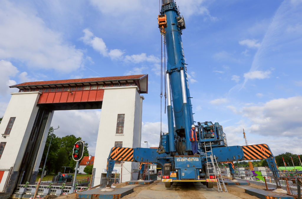 Aankomst sluisdeur 1