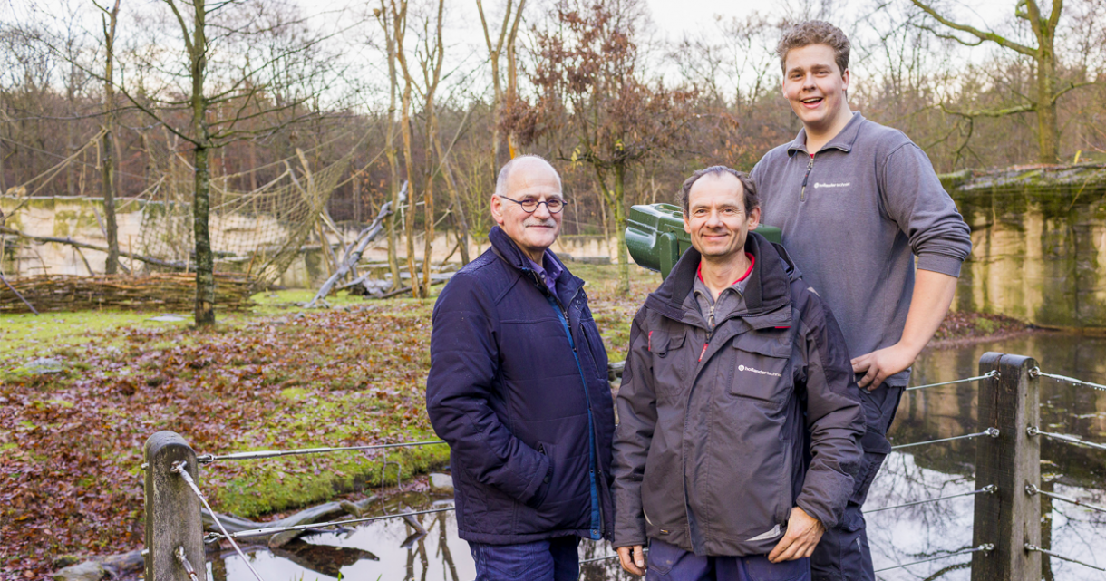 Apenheul foto met personeel