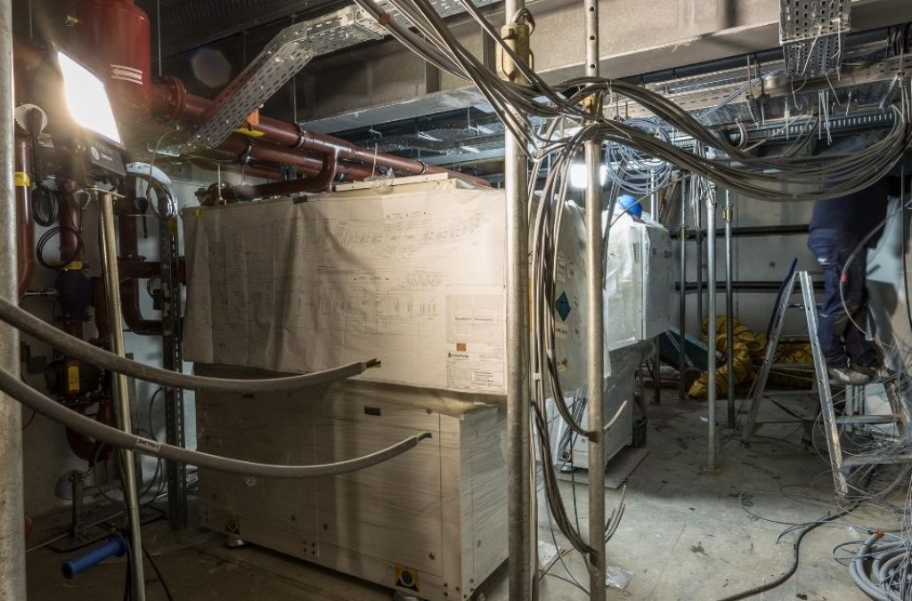 Warmtepompen floating office