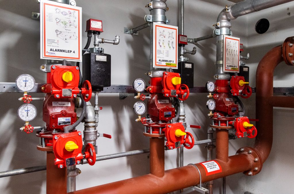 Nieuwe blusinstallatie