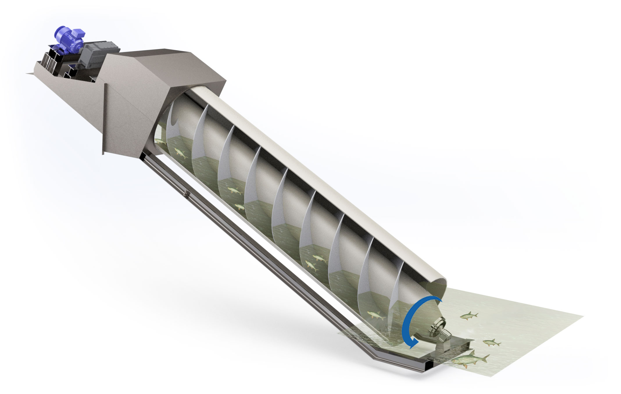 FishFlow schroefturbine